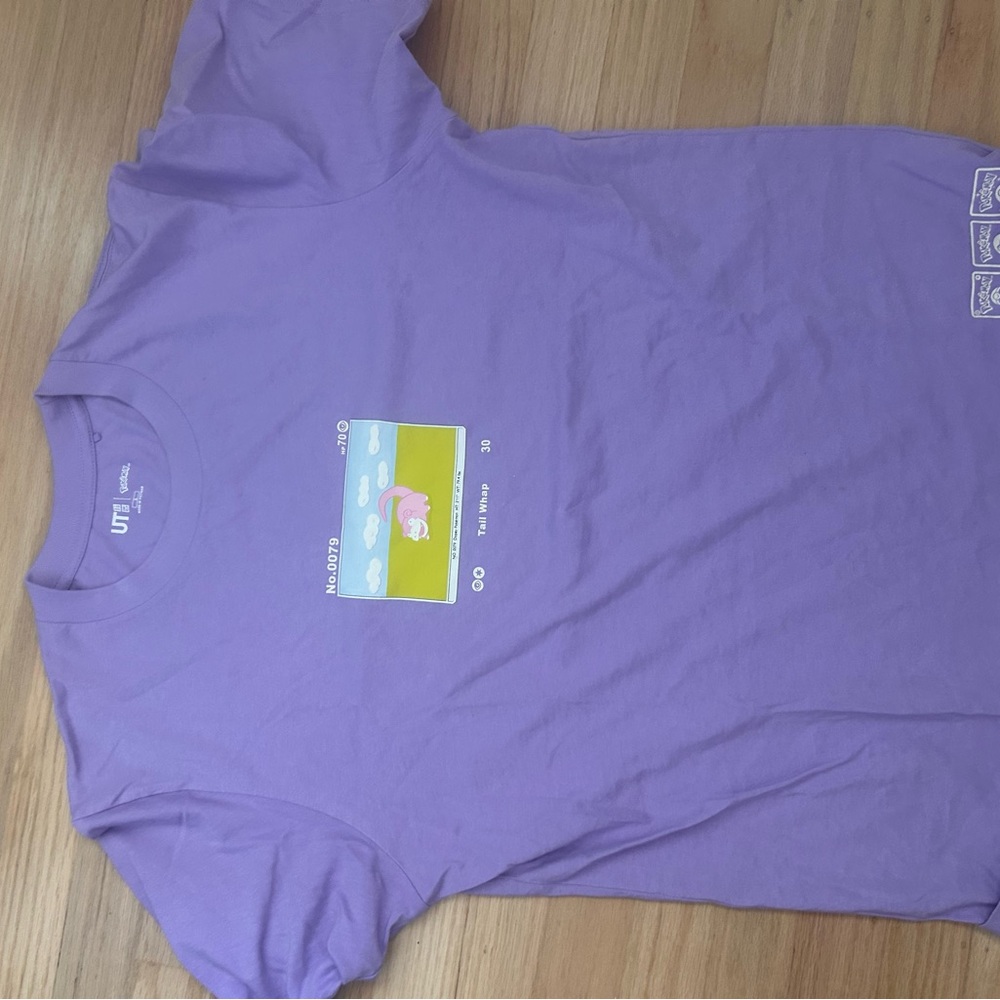Uniqlo Slowpoke Lavender Graphic Tee